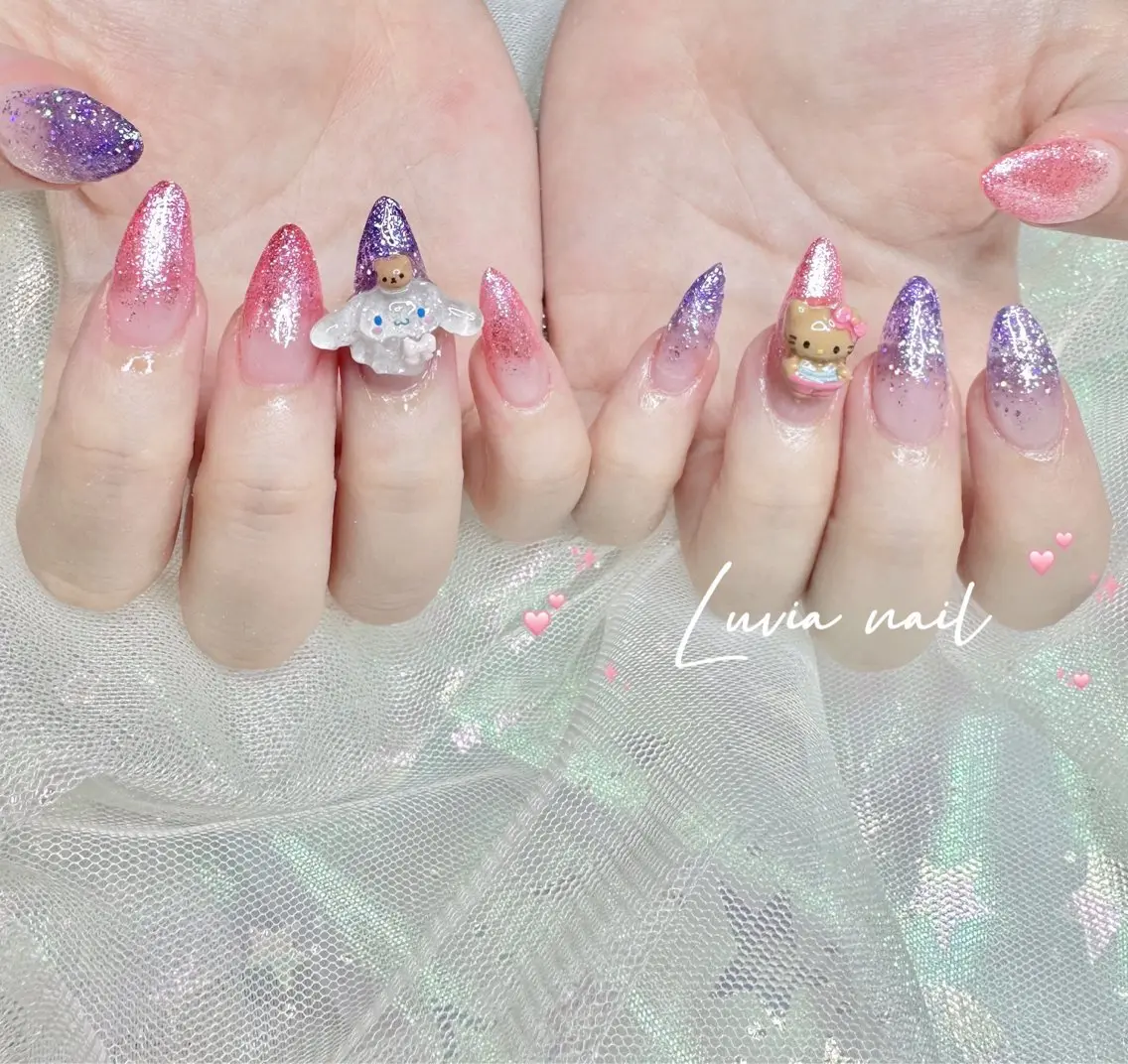 【Newopen限定】💕ワンカラー/ラメグラ+パーツ2本(オフ込)の写真