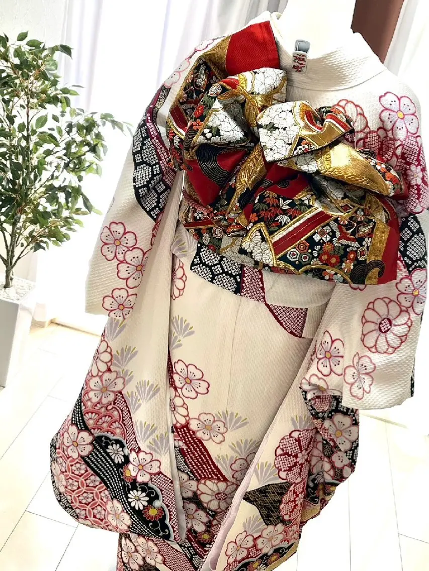 振袖着付けの写真