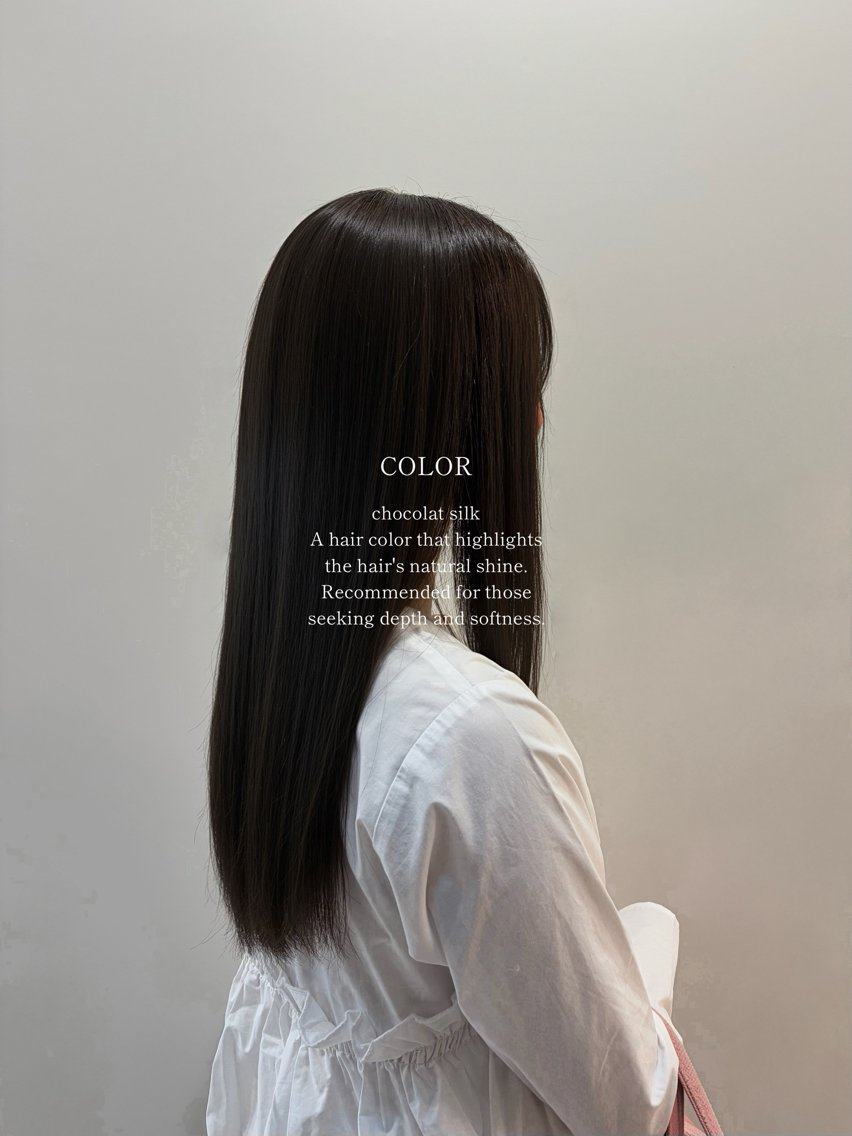 ロング カラー ブラウンカラー カット ヘアカラー トリートメント 中島 美里のヘアスタイル