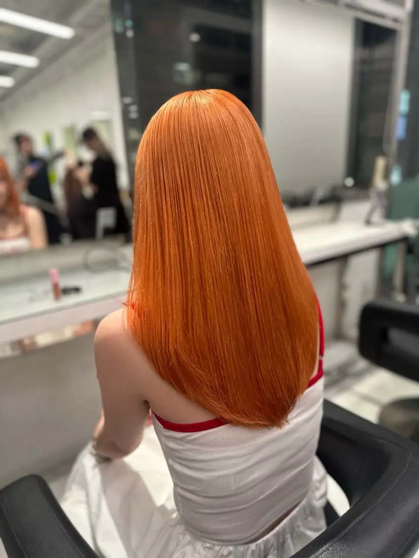 ロング カラー 透明感オリーブ🌿‬ HARUNE🕊のヘアスタイル