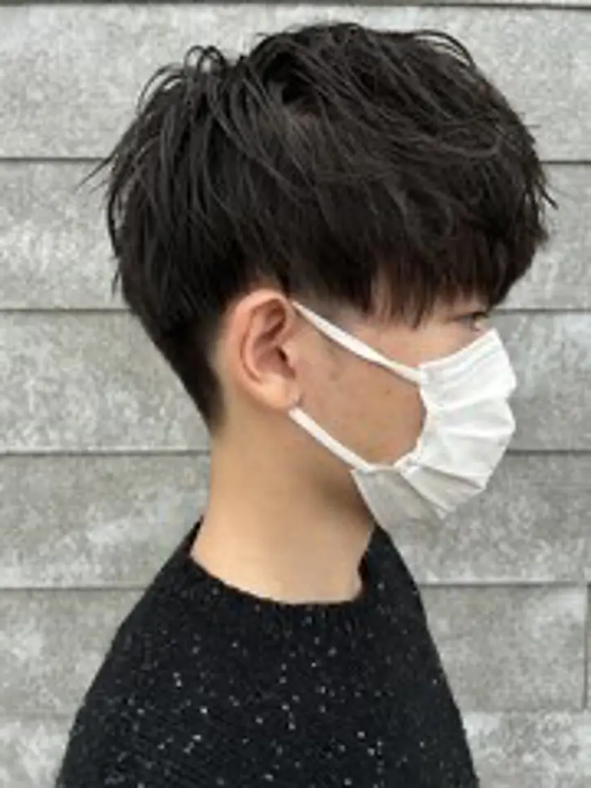 メンズ マッシュ カット 内山 翔太のヘアスタイル