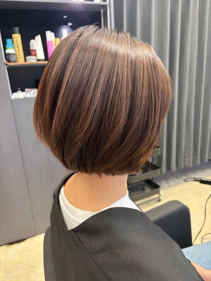ショート カット 縮毛矯正 トリートメント 🎀レディース特化 山下 京華🎀のヘアスタイル