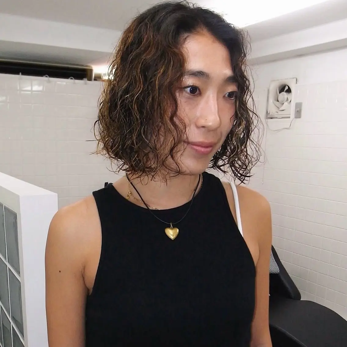 ミディアム パーマ カット パーマ トリートメント チヒロ/ショート /パーマのヘアスタイル