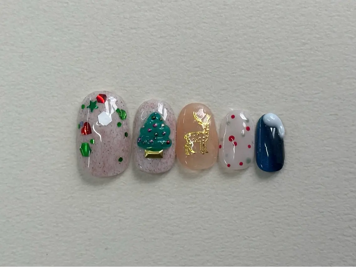 ネイル 冬ネイル クリスマス Nail Katoのネイルデザイン