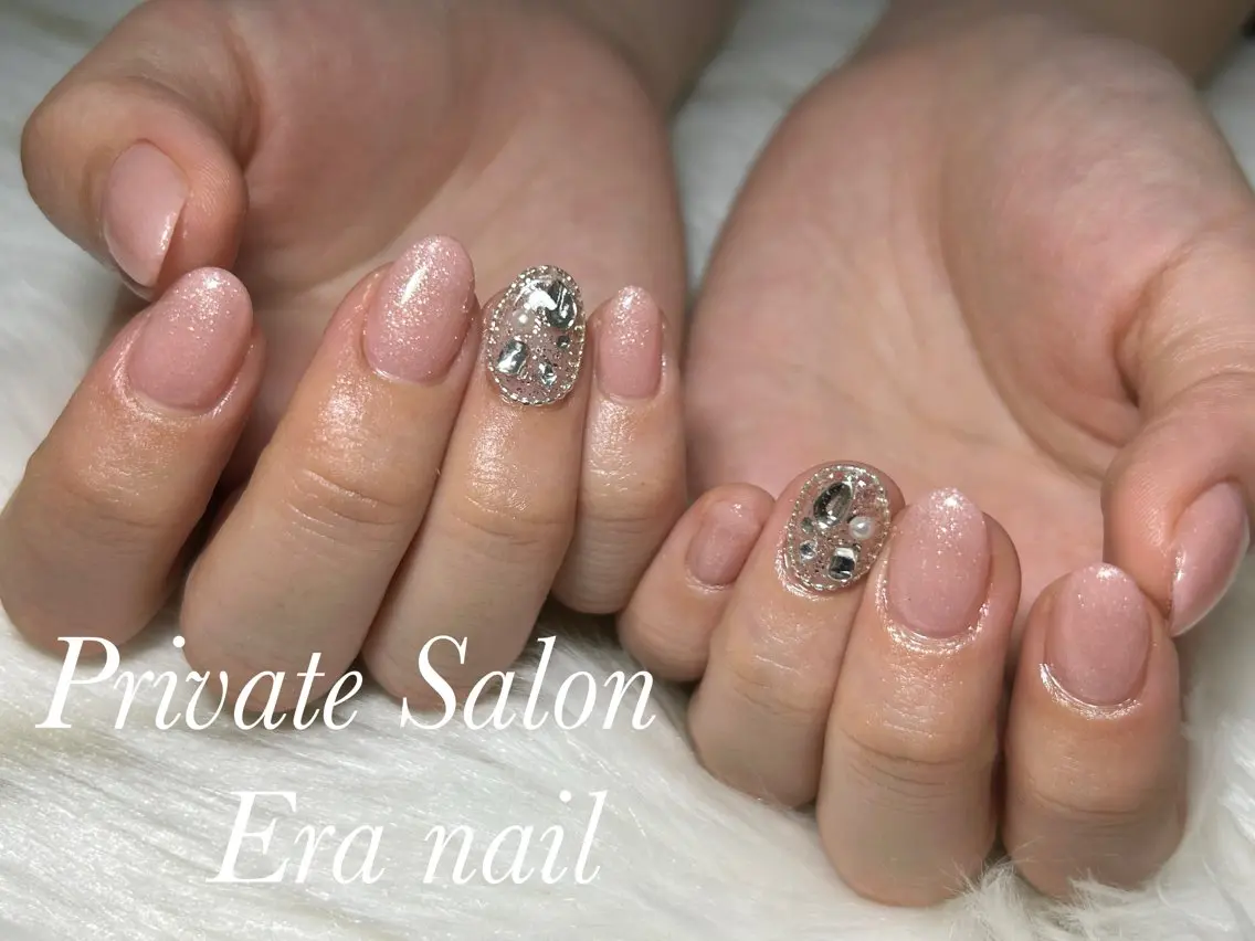 ネイル スカルプネイル ショートネイル ハンドネイル Era nailのネイルデザイン