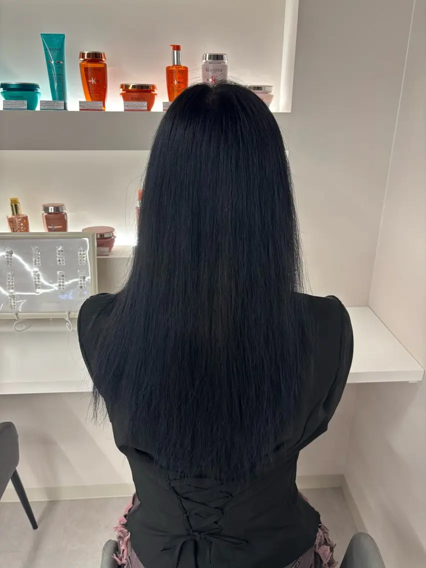 カラー モリシタ チョウのヘアスタイル
