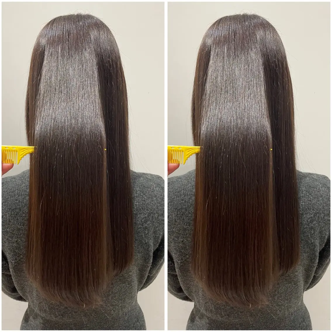 ロング ボブ ハイライト 髪質改善 縮毛矯正 トリートメント 🌟髪質改善 平本雄大🌟のヘアスタイル