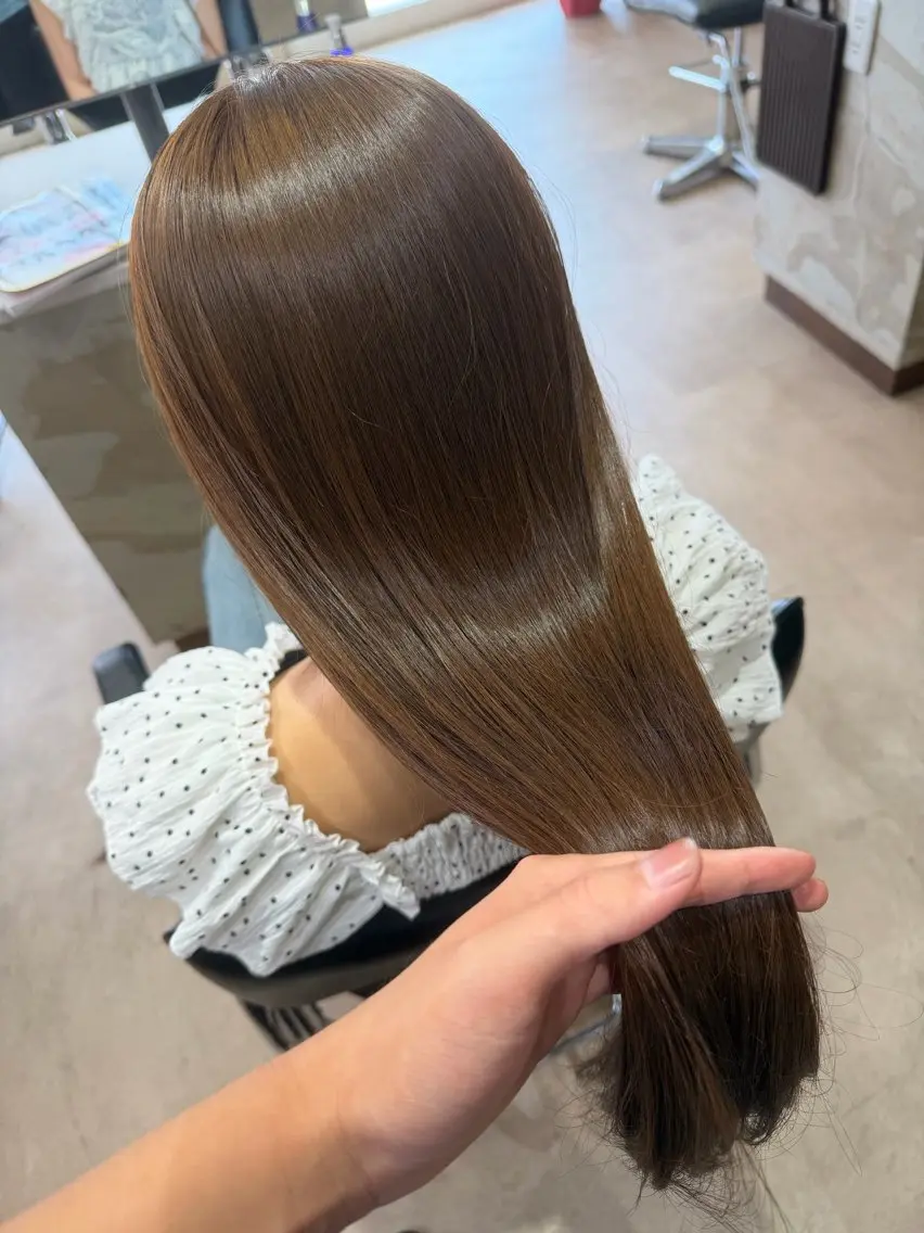 カラー ヘアカラー クニサダ トウアのヘアスタイル