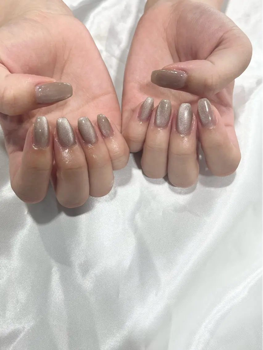 ネイル マグネットネイル ワンカラーネイル ハンドネイル nailsister ただのネイルデザイン