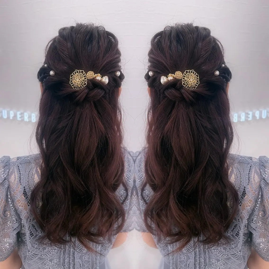ヘアアレンジ ヘアセット 🤍AIRA🤍のヘアスタイル