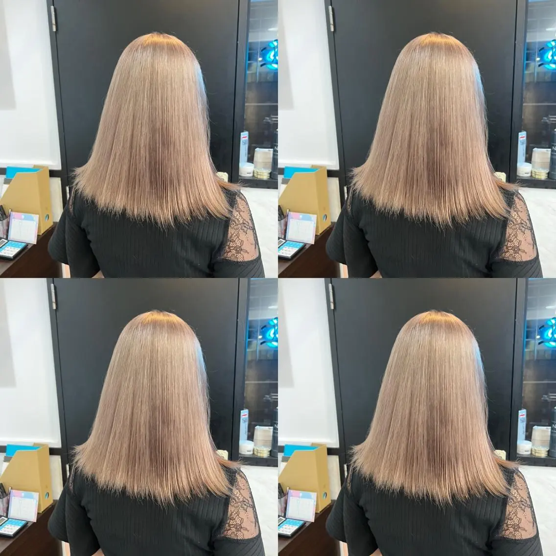 ミディアム カラー カット ヘアカラー トリートメント ✨レイヤー/髪質改善 /エクステ✨ナカムラのヘアスタイル