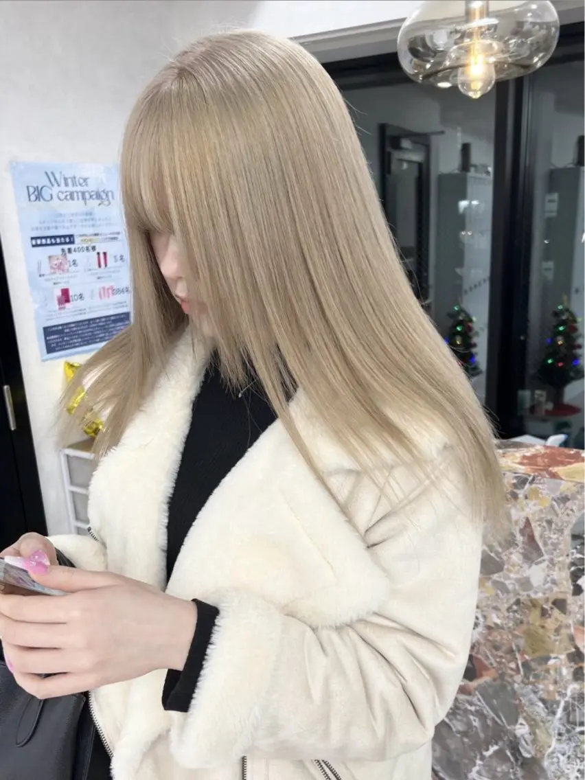 カラー ヘアカラー デザイン×ダブルカラ ーHarusa🎀のヘアスタイル