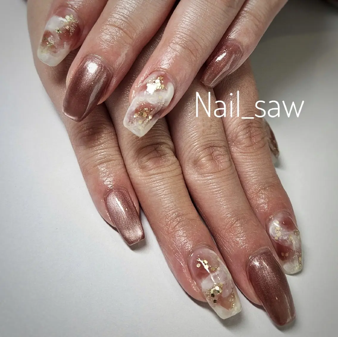 ネイル 持ち込み ハンドネイル Y. Saoriのネイルデザイン