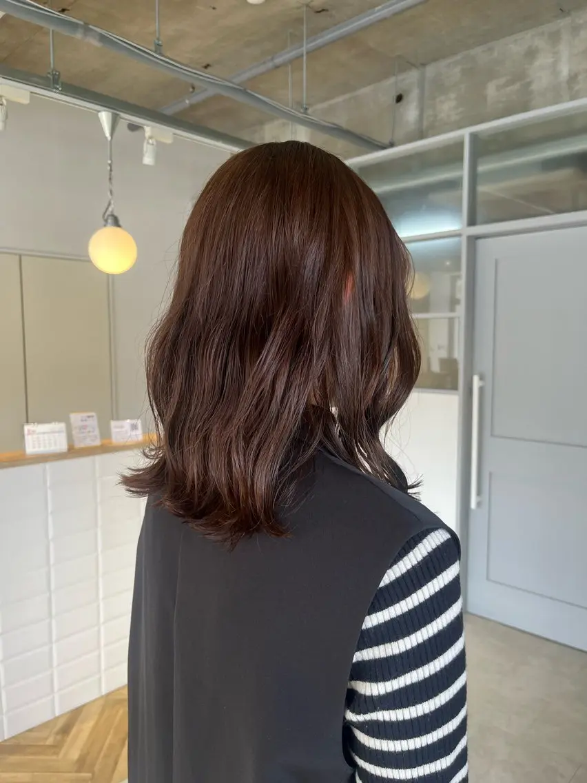 ミディアム 下畑 希美/ SOUPLE.のヘアスタイル
