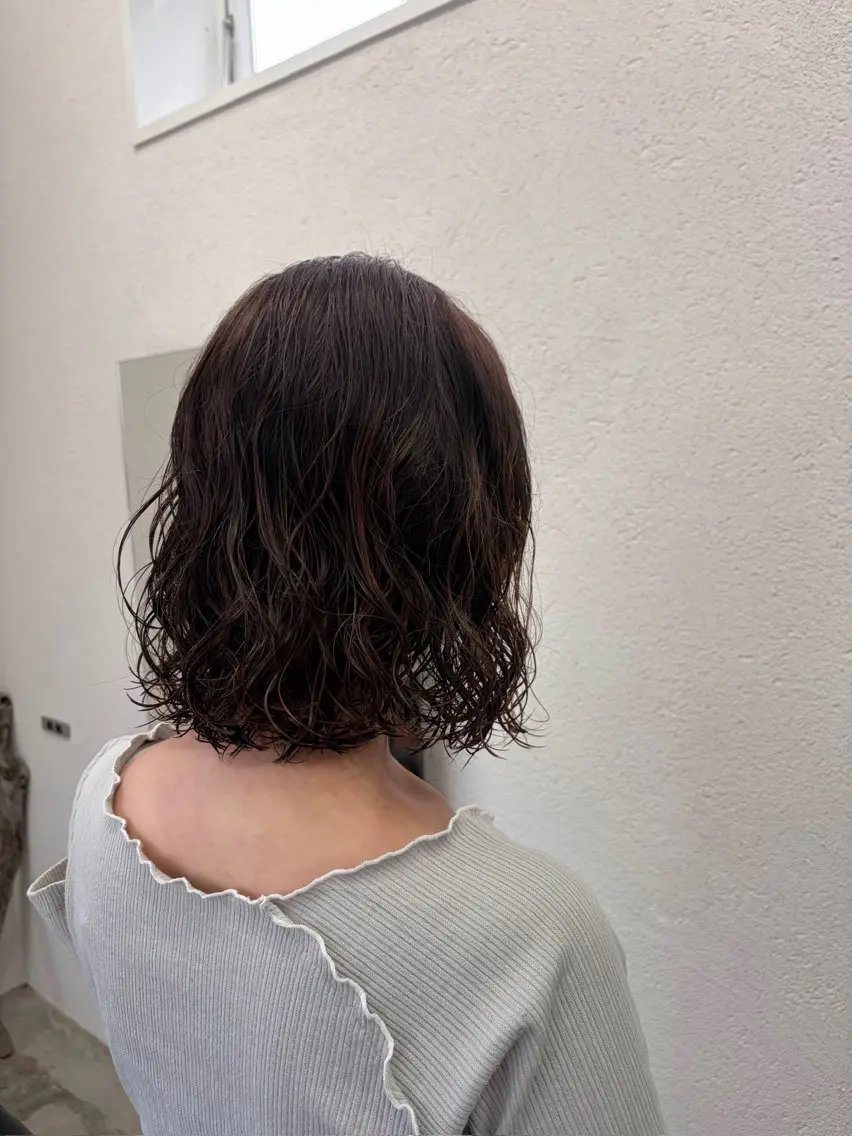 ミディアム パーマ nouty/ 華姫のヘアスタイル