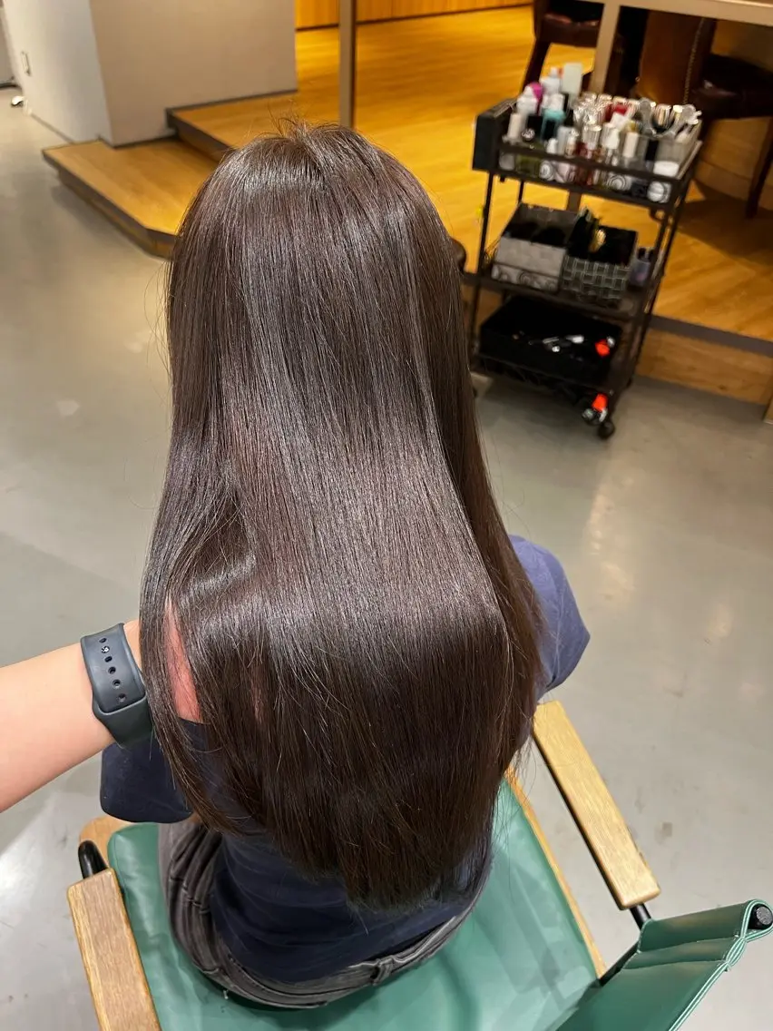 ロング カラー unopulir Shioriのヘアスタイル
