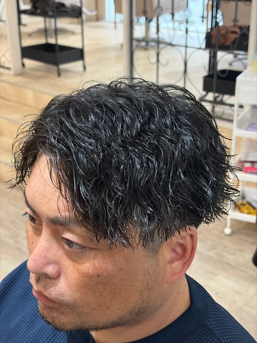 メンズ カット パーマ 京橋メンズ特化/ 店長/ヤマダのヘアスタイル