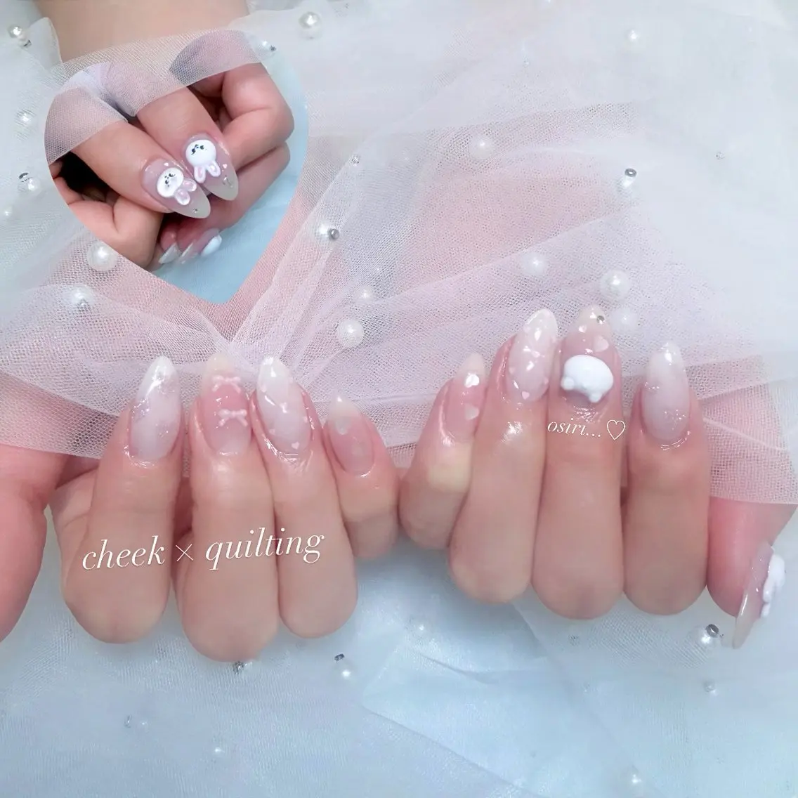 ネイル 持ち込み ハンドネイル Tsuki🌙/渋谷 /パラジェルのネイルデザイン
