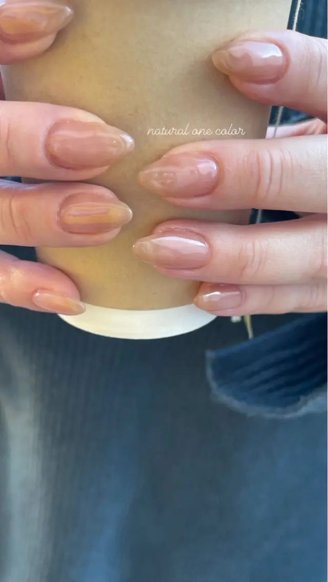 ネイル 持ち込み オフィスネイル ワンカラーネイル シンプルネイル ネイルチップ ハンドネイル レアアロハ宇都宮 /ネイル.スクールのネイルデザイン