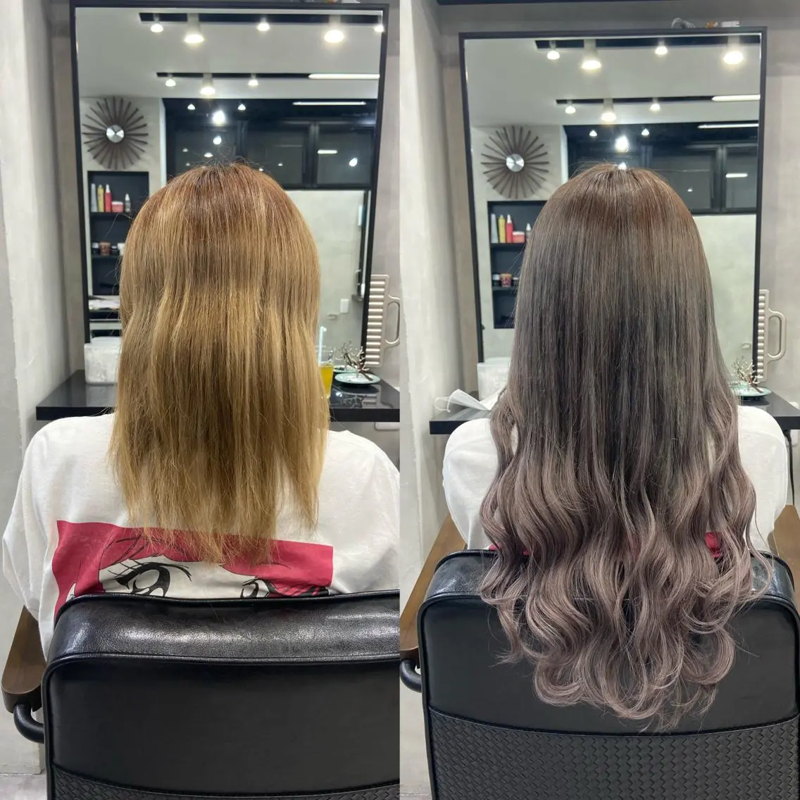 セミロング カラー ヘアアレンジ ar+ ❤︎ maiのヘアスタイル