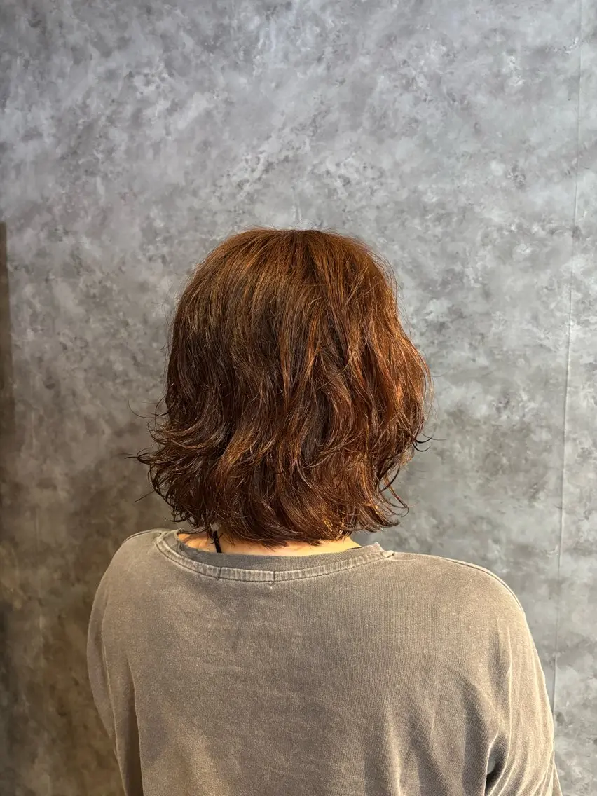 パーマ ハセガワ/ レディースモデルのヘアスタイル