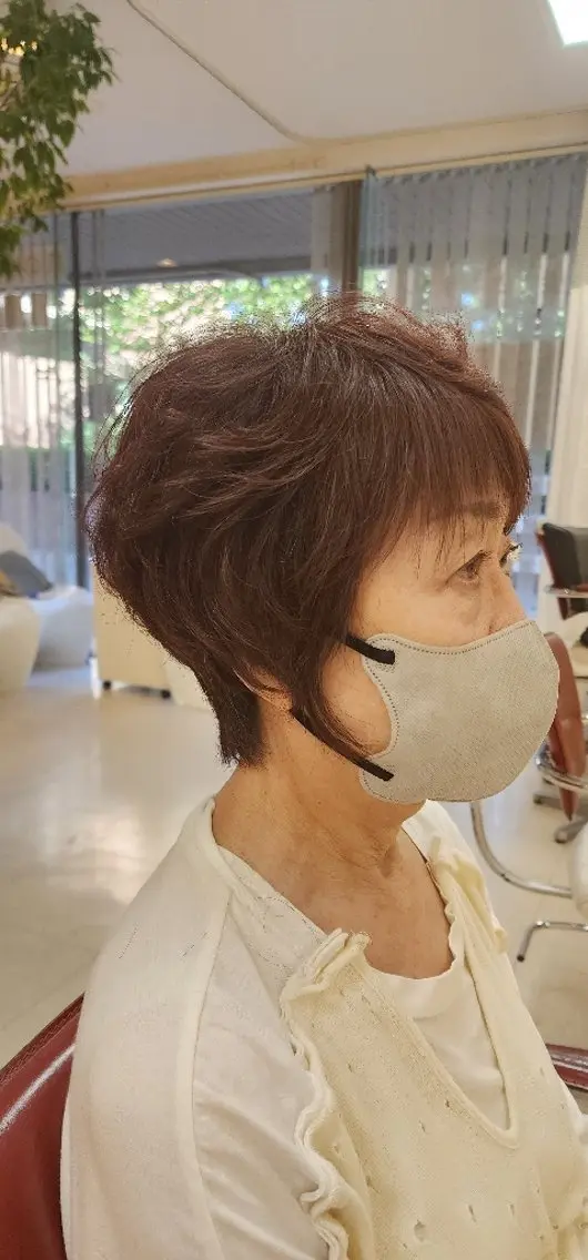 ショート パーマ カラー hairmake Juinのヘアスタイル