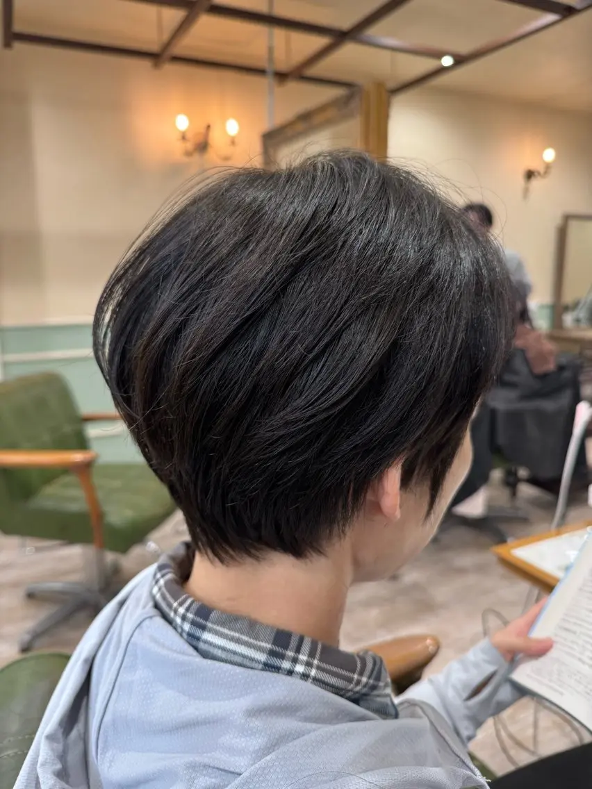 ショート カラー カット トリートメント 新越谷noble店長 松本拓也▶◀*.のヘアスタイル