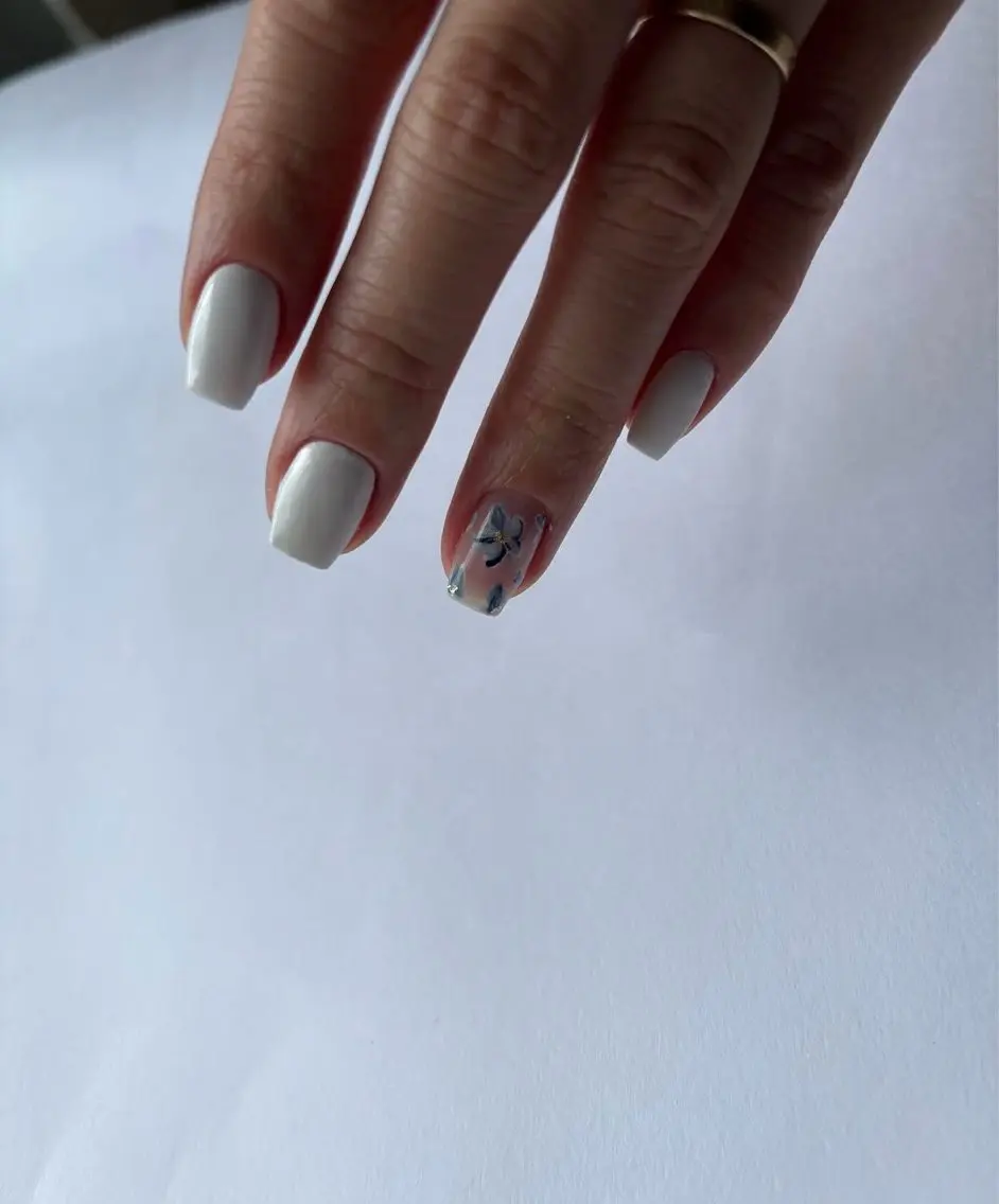 ネイル ハンドネイル 手描き🌸ニュアンス monny nailのネイルデザイン