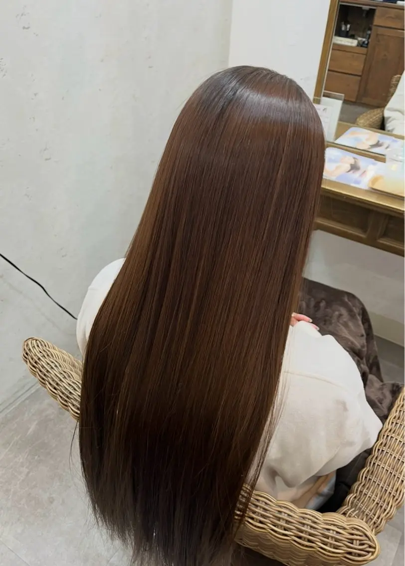 縮毛矯正の写真