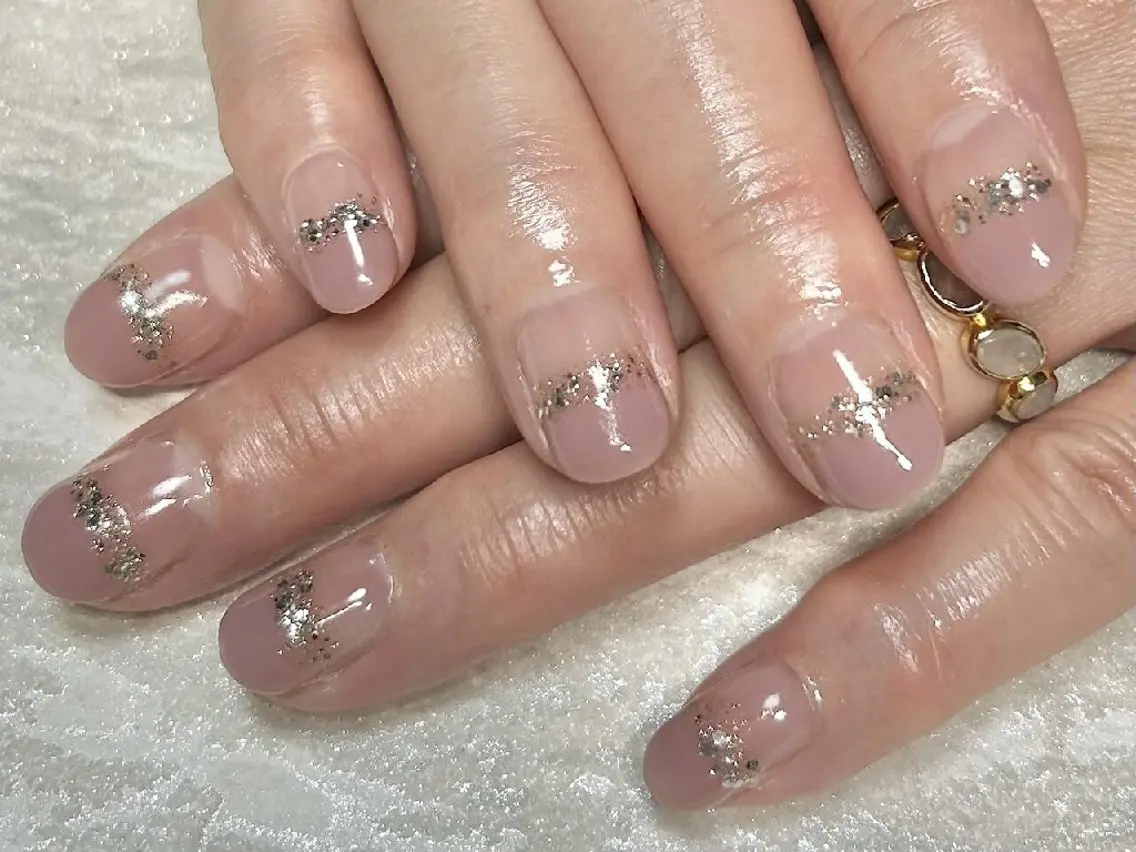 ネイル アートネイル 韓国ネイル 春ネイル ワンホンネイル JULIE NAILのネイルデザイン