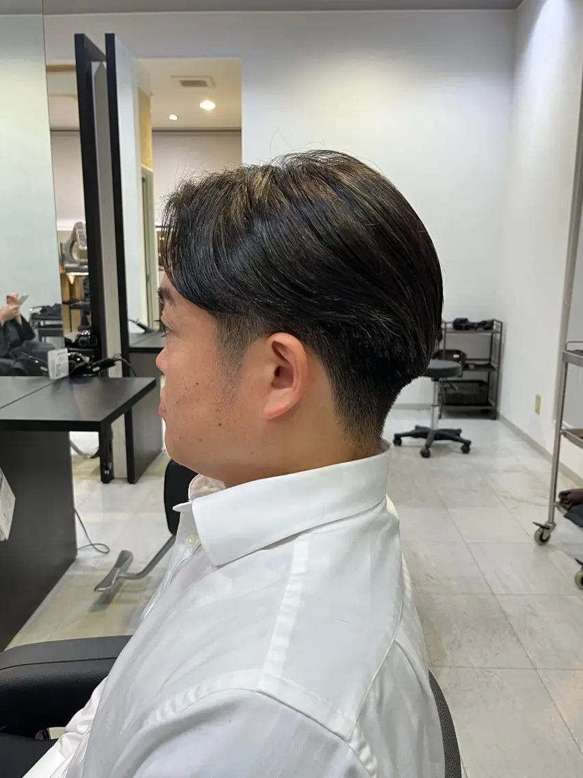 ショート パーマ メンズ カット 縮毛矯正 諸岡 玲のヘアスタイル