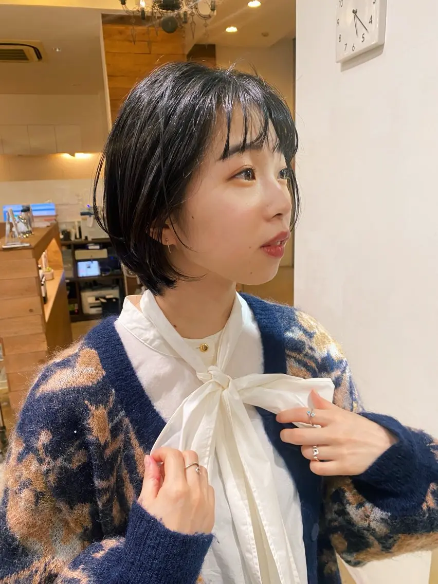 ショート レイヤーカット ウルフカット カット 🌈村松滉太髪質改善 レイヤーカット🌈のヘアスタイル