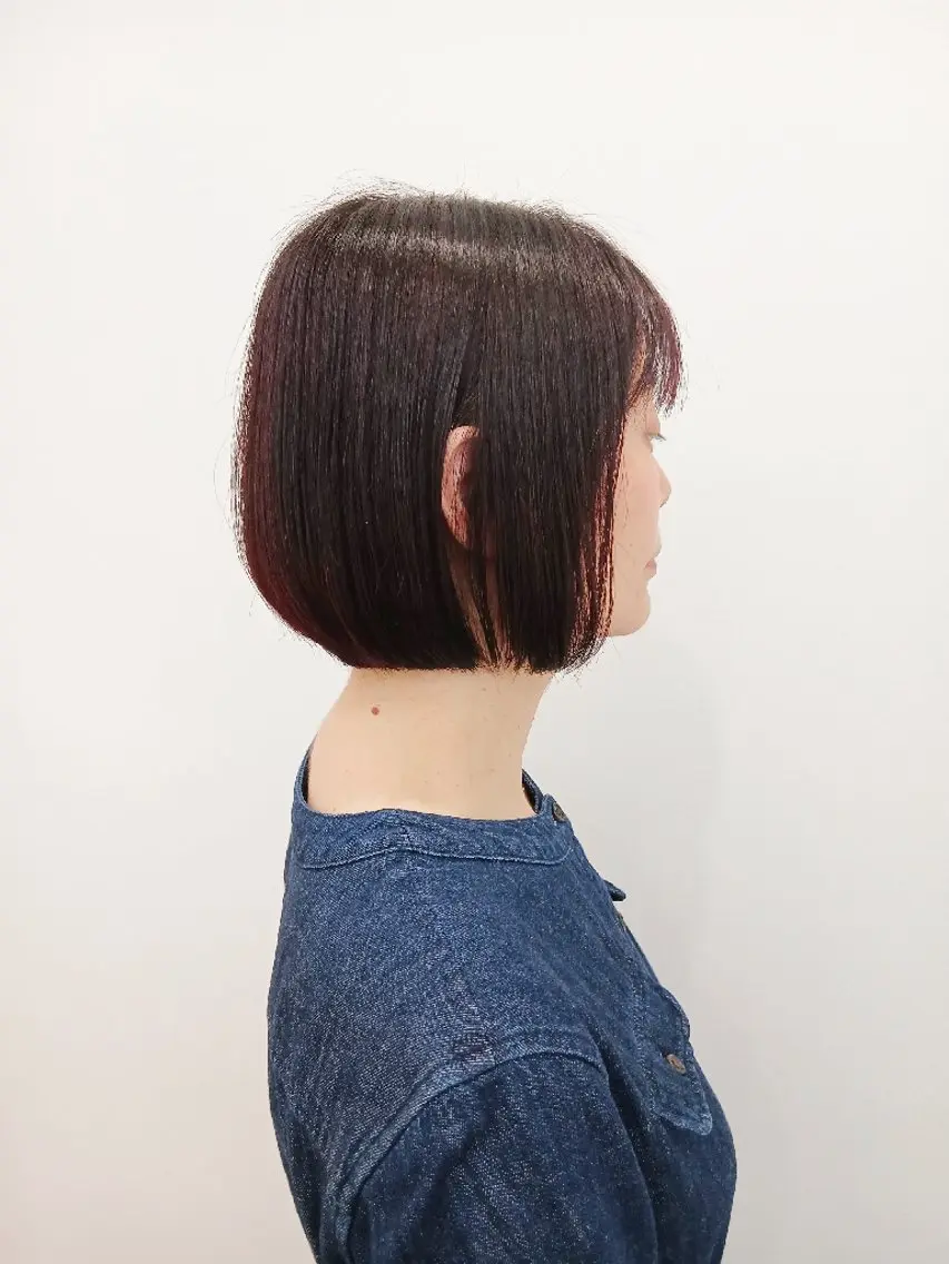 ショート カラー カット ヘアカラー トリートメント ヘッドスパ 齋藤 愛美のヘアスタイル