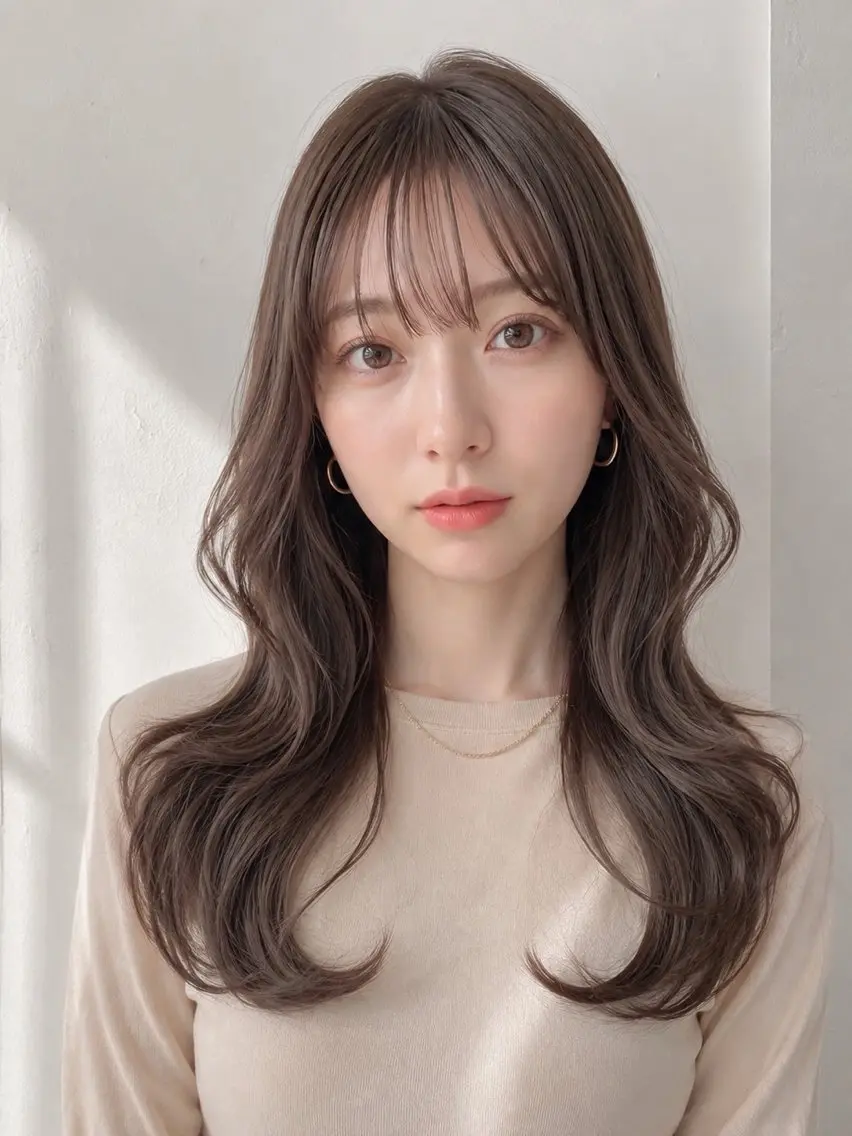 ロング IENA／髪質改善 ／TAKUMAのヘアスタイル