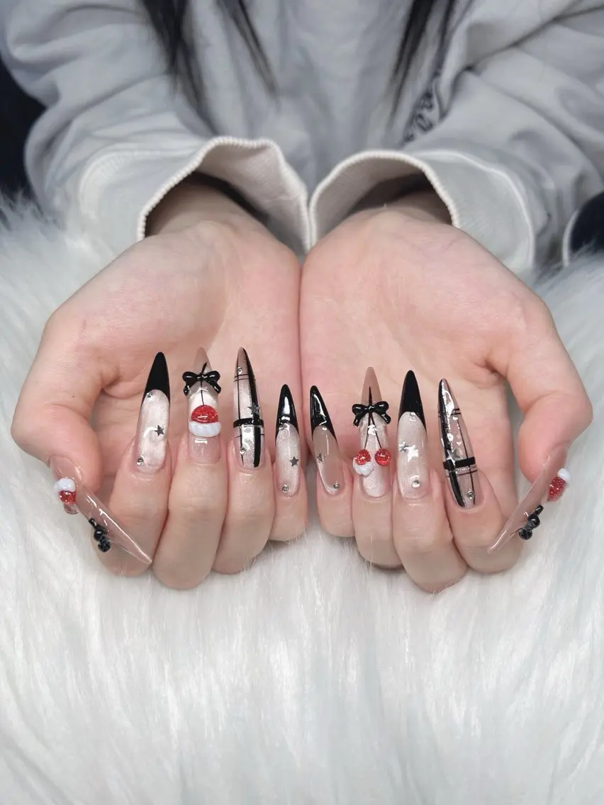 ネイル ハンドネイル Lee Nails チップ長さだし専門店のネイルデザイン