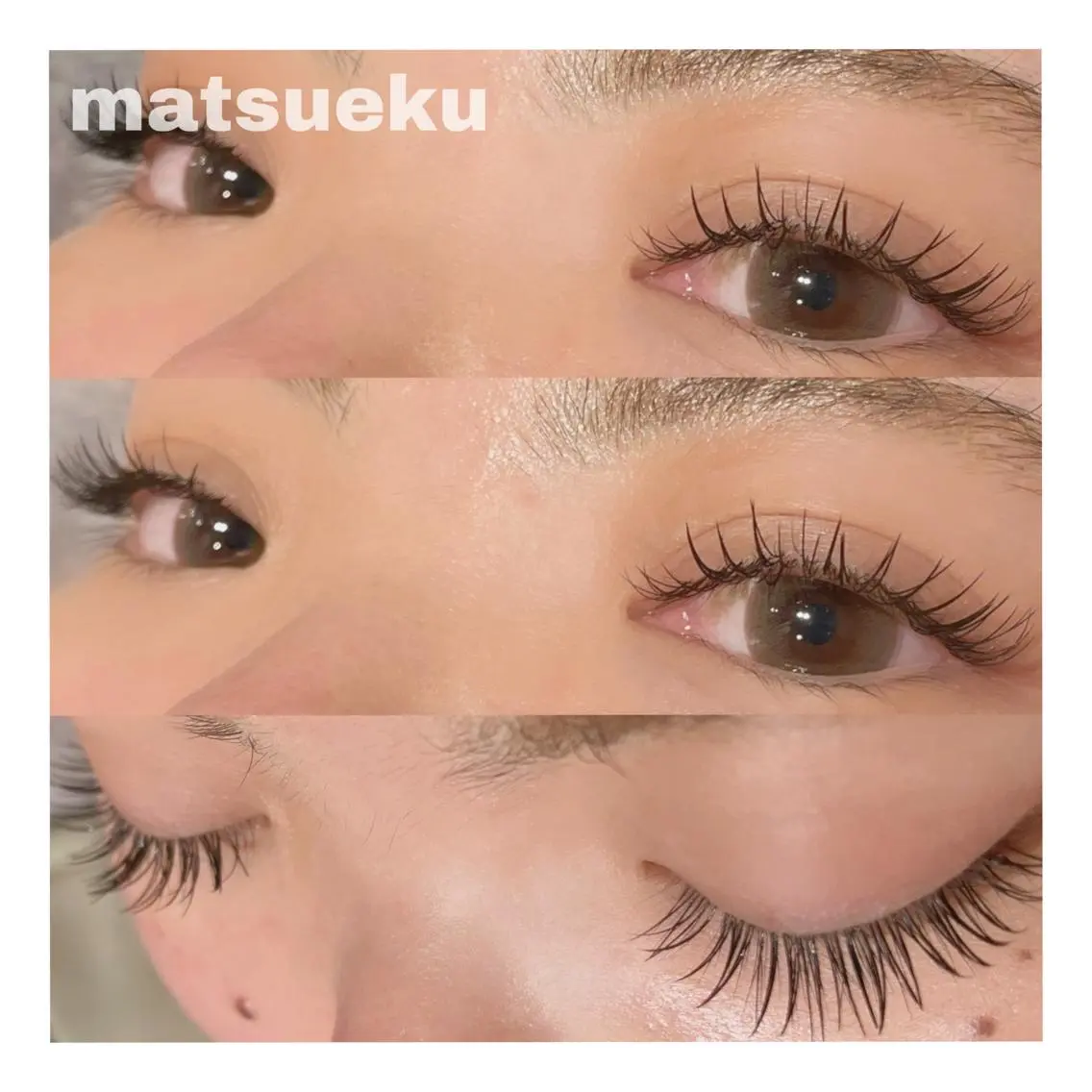マツエク・マツパ ルナ|縮毛矯正 ×レイヤーカット🥝のマツエク・マツパデザイン