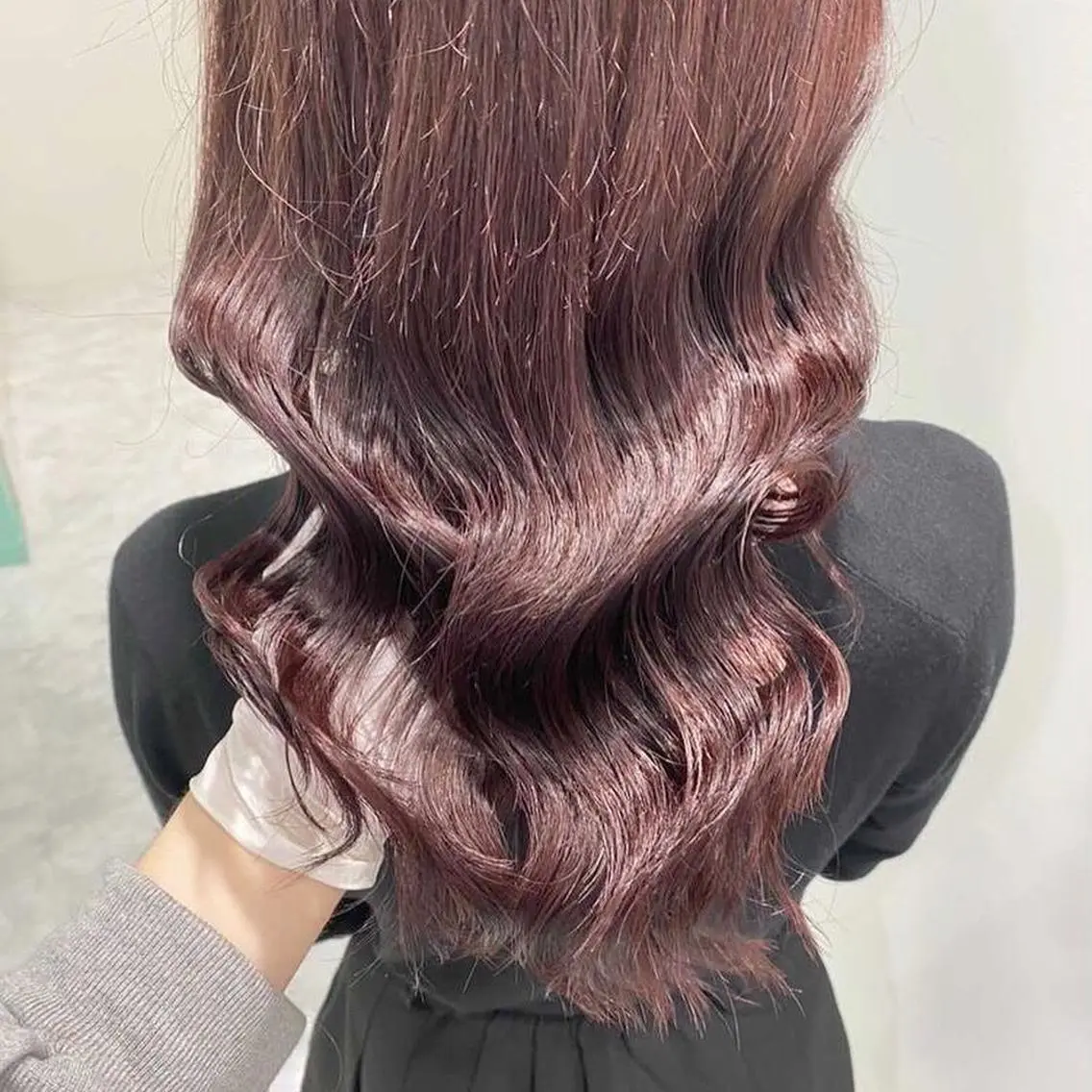 ロング カラー ヘアアレンジ ベージュカラー ラベンダーカラー ラベンダーベージュ ベージュカラー💖 やすひろのヘアスタイル