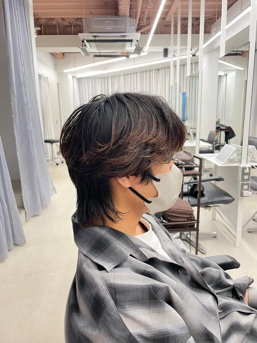 メンズ メンズパーマ la fith hinaのヘアスタイル