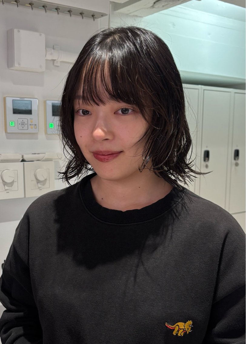 パーマ カット パーマ トリートメント ヘアセット miyu / Olive×縮毛矯正のヘアスタイル