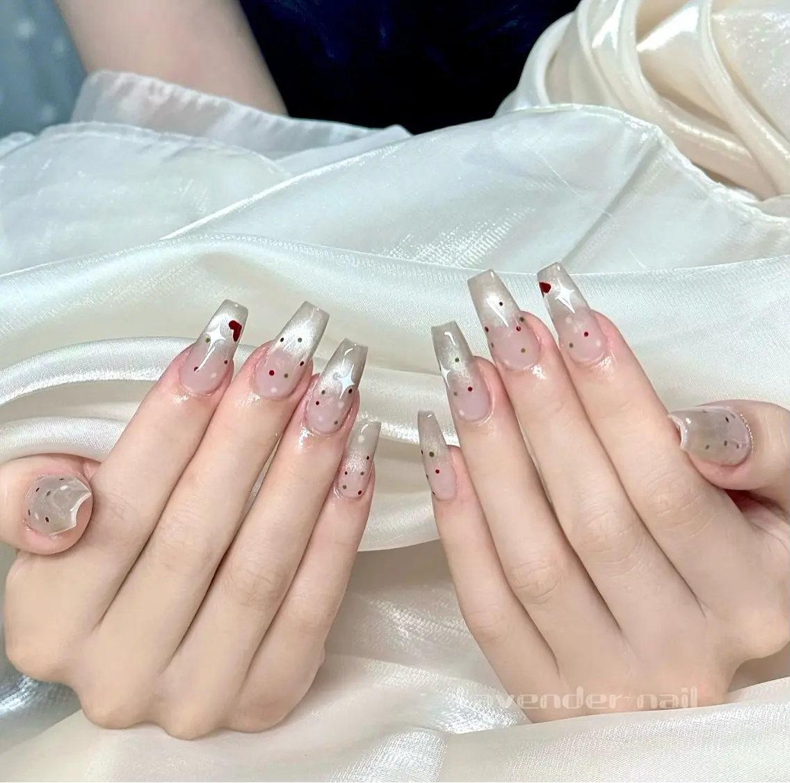 ネイル ハンドネイル Lavender nail·中島公園のネイルデザイン