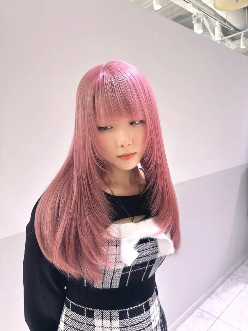 ロング カラー ヘアアレンジ メンズ ヘアカラー トリートメント ブリーチの髪様 MASATOのヘアスタイル