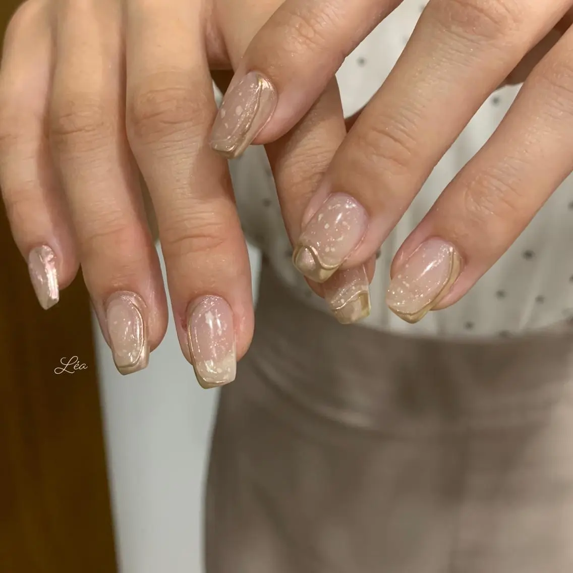 ネイル ジェルネイル パラジェル Léa nailのネイルデザイン