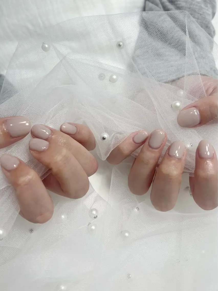 ネイル ワンカラーネイル 🎀TIARA arisa🧸岐阜のネイルデザイン