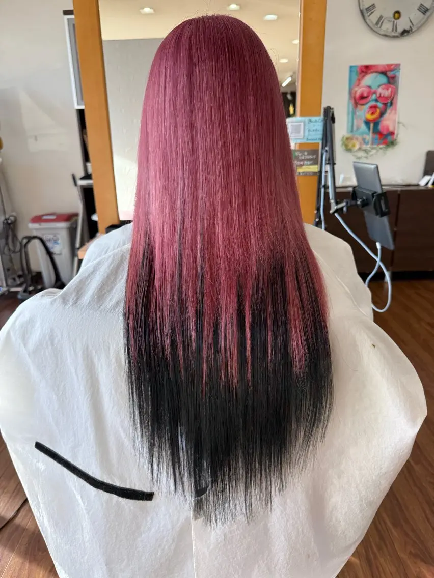 ロング エクステ ロング 髪質改善カラー/ KONATSUのヘアスタイル