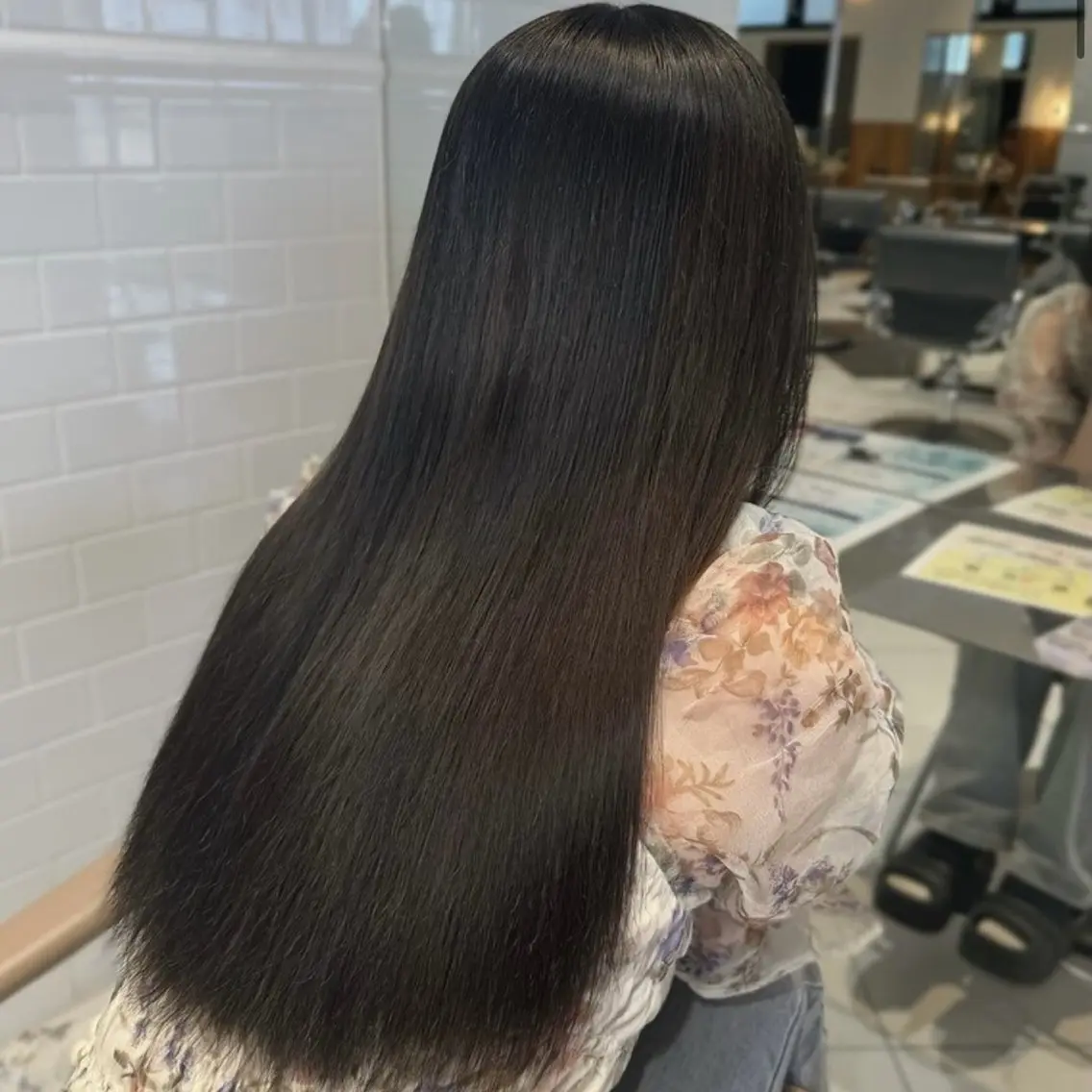 ロング カラー 透明感カラー ダークグレー ヘアカラー ♡ KANON ♡のヘアスタイル