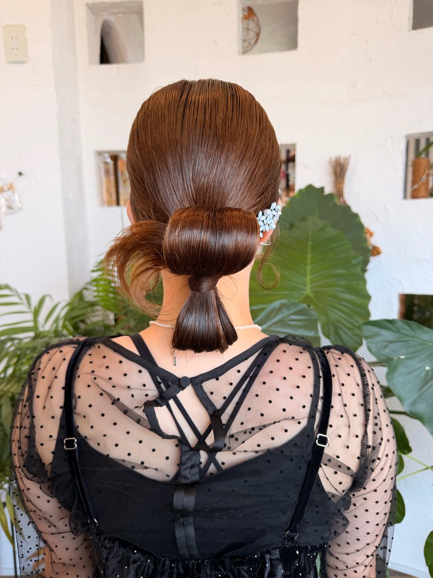 ヘアアレンジ ヘアセット 🌸小掛🌸 豊橋外国人風カラーのヘアスタイル
