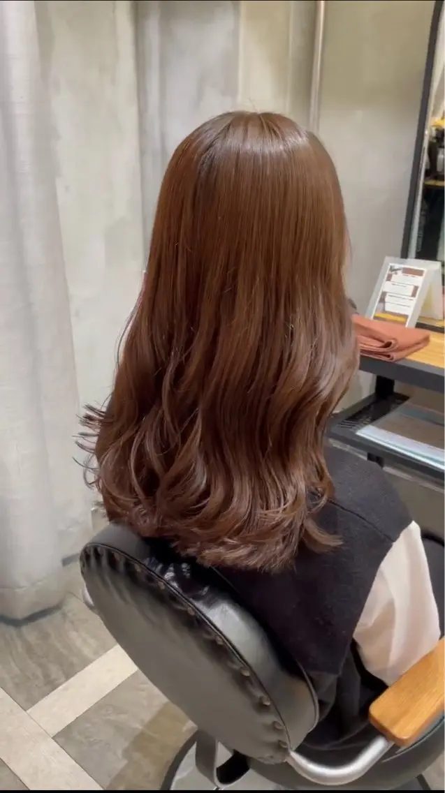 ロング カラー カット ヘアカラー トリートメント ♾️日沼 樹♾️透明感/艶髪のヘアスタイル
