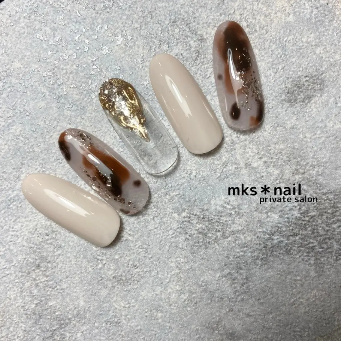 ネイル ハンドネイル mks＊nail //  枚方長尾のネイルデザイン