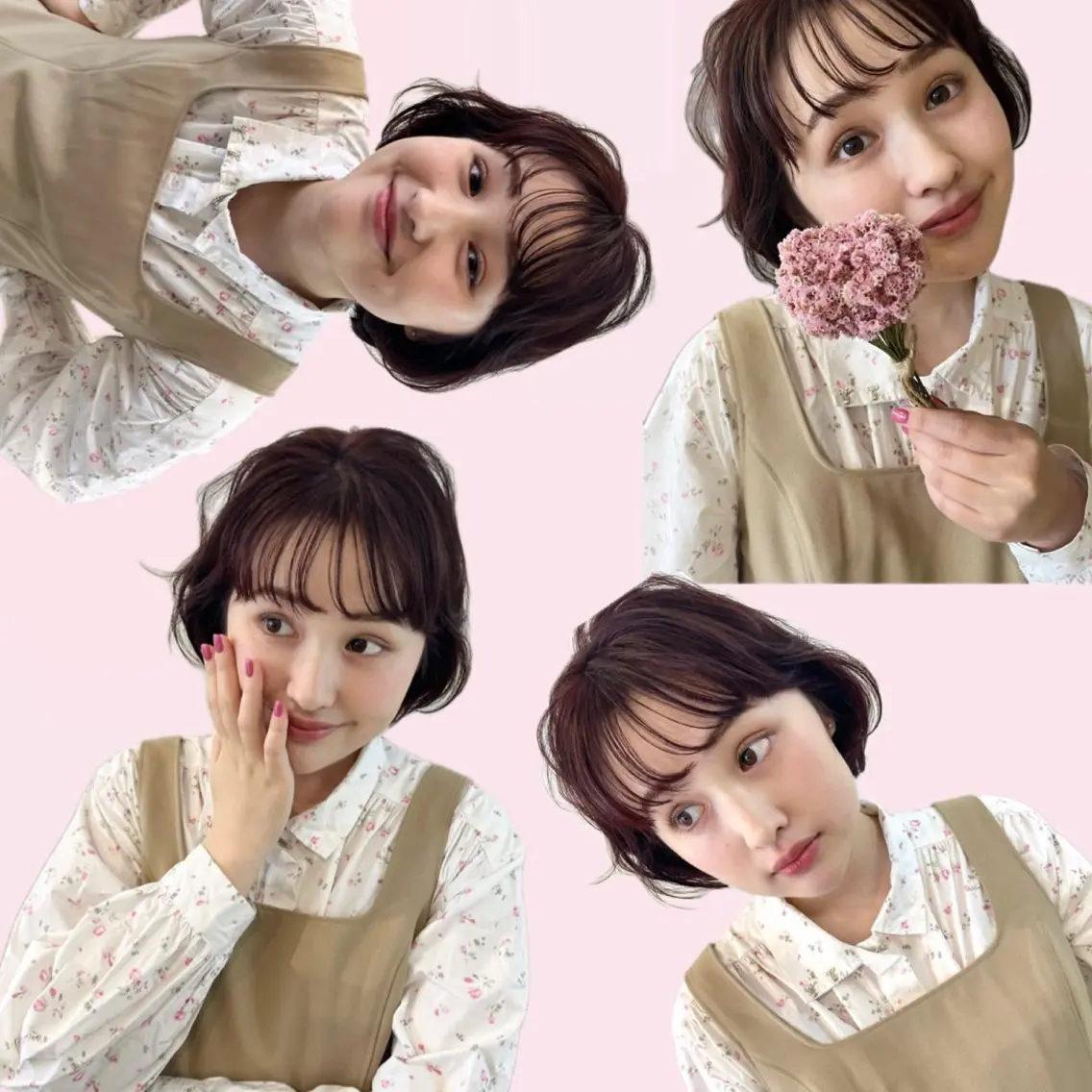 ミディアム カラー 髪質改善・水素カラー ARIA(ému)のヘアスタイル