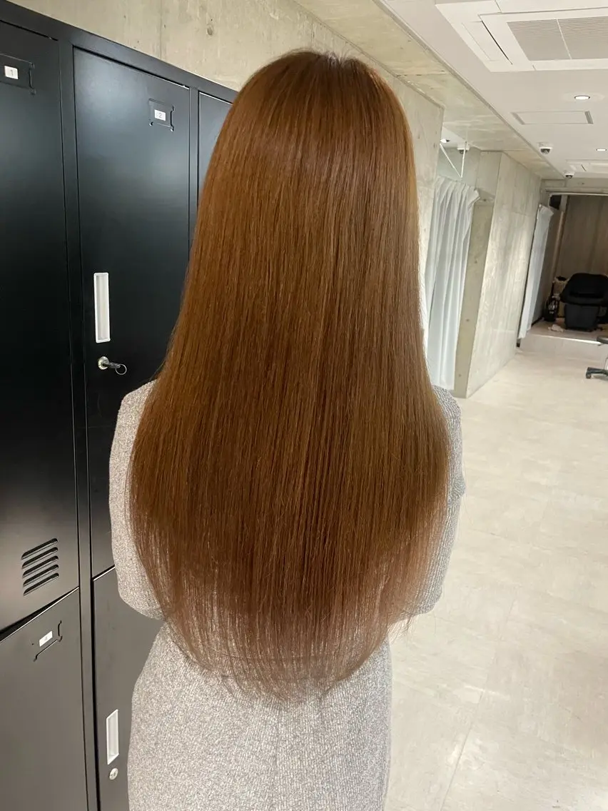 ロング カット ヘアカラー トリートメント 髪質改善/ツヤカラー shotaのヘアスタイル